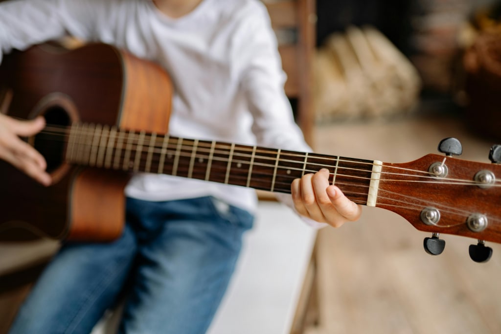 Gitarre greifen