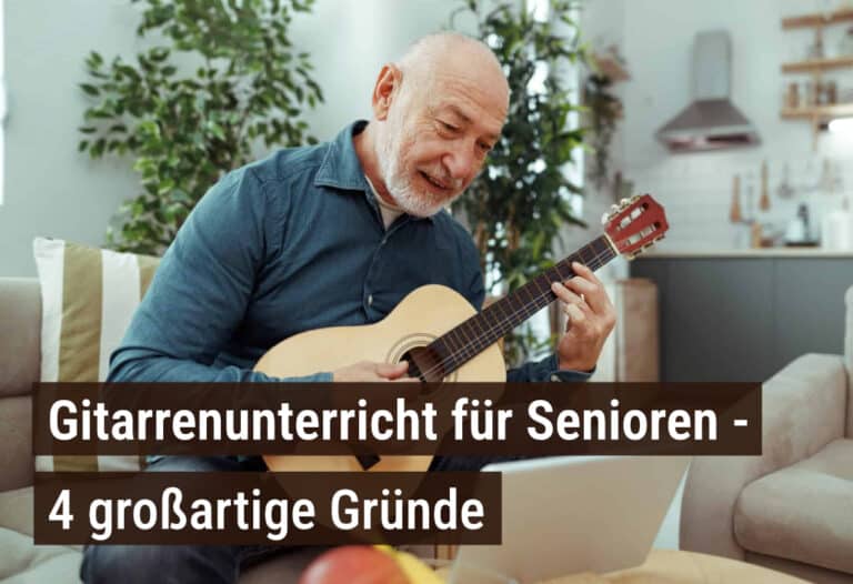 Gitarrenunterricht für Senioren