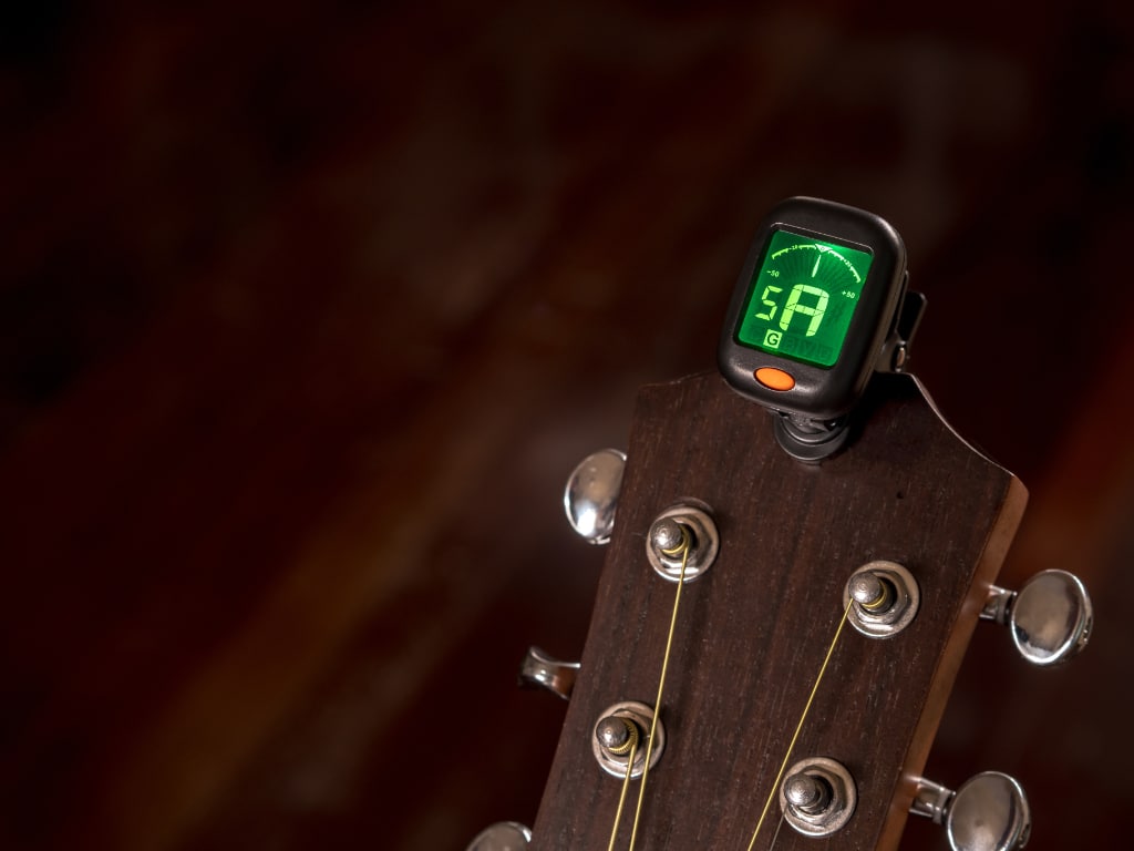 Mit Gitarre starten: Stimmgerät