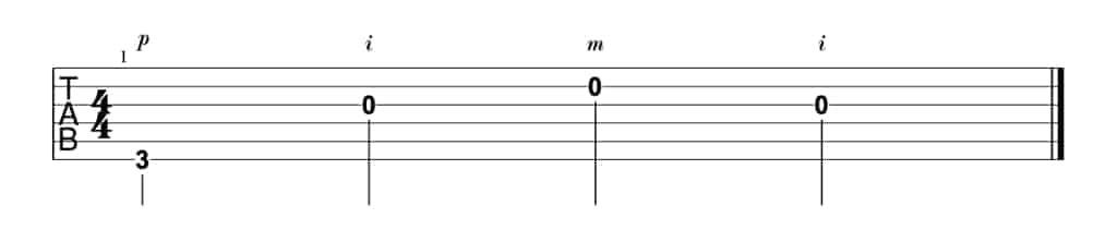 Fingerpicking Pattern 2