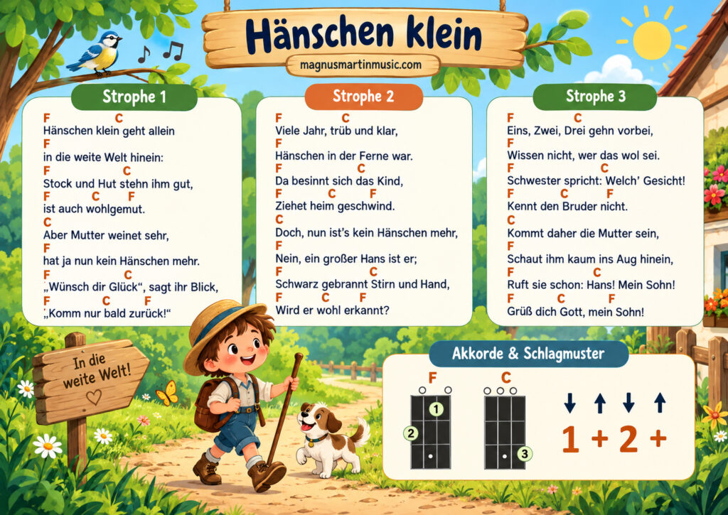 Hänschen klein Ukulele