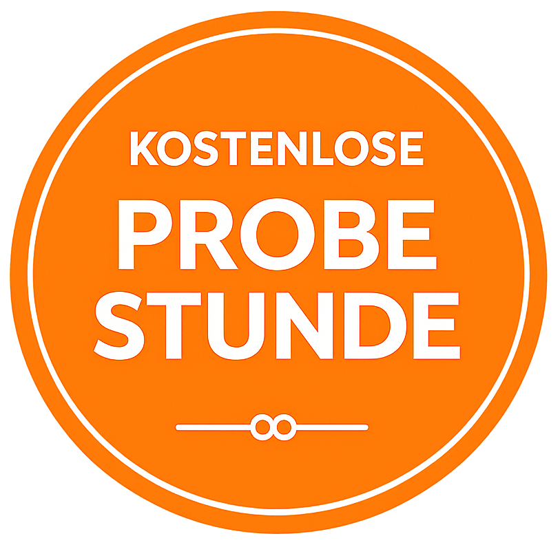 CTA-Siegel für eine kostenlose Probestunde im Mandolinenunterricht für Anfänger.